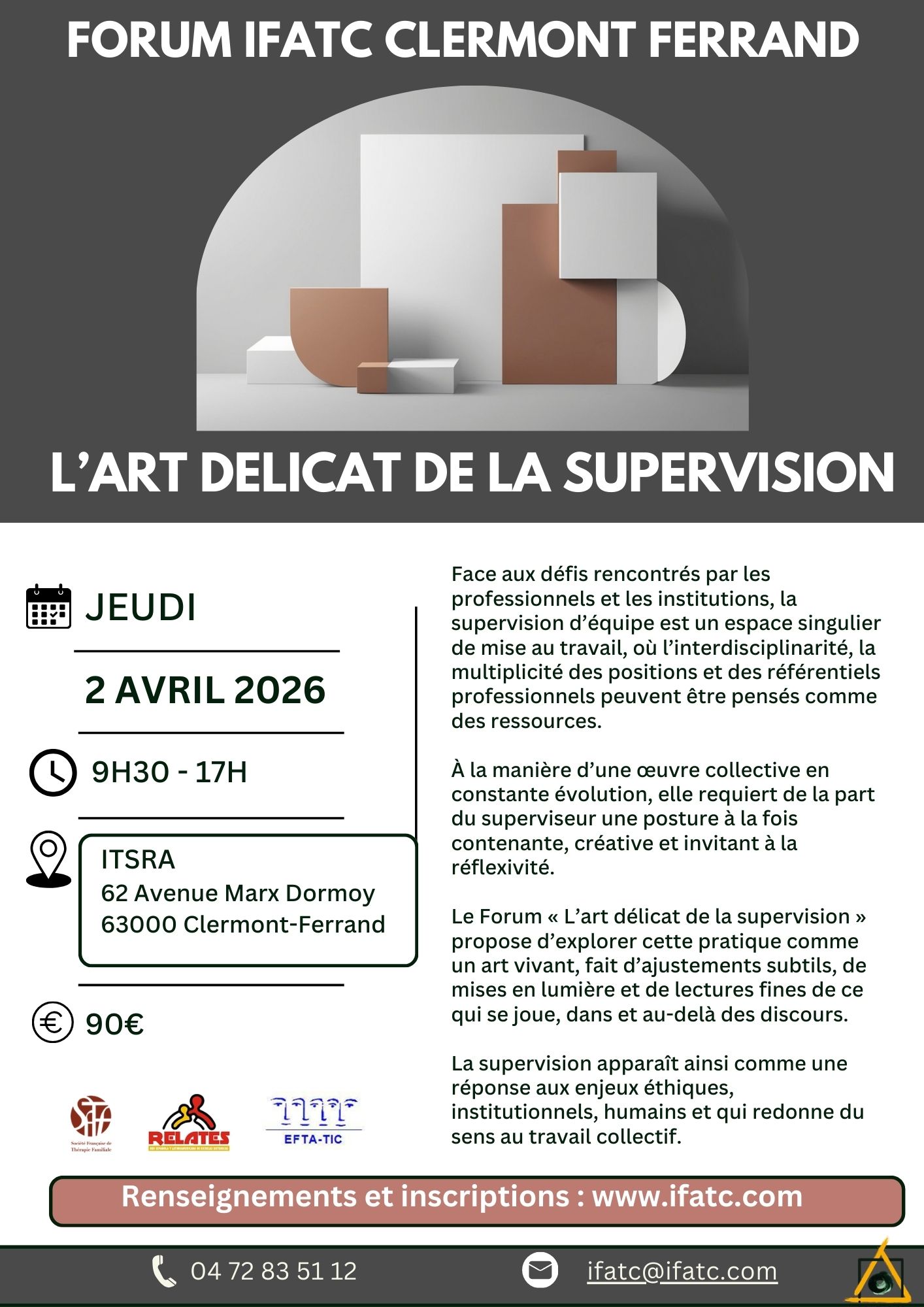 Flyer du forum ifatc supervision